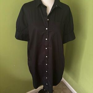 Old Navy Short Sleeve Button up Shirt Dress